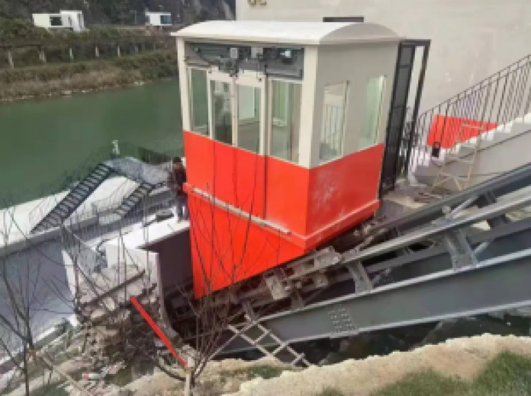 悬崖秘境 | 盛世集团斜行电梯亮相那云度假村 打造悬崖上的天空之城